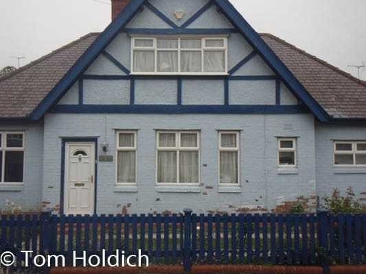 bridlington property before paint removal with sand jet