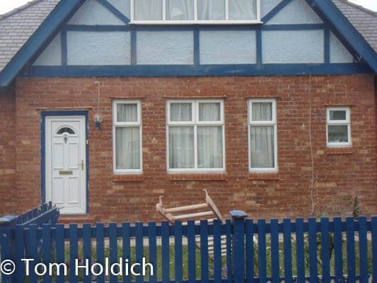 bridlington property after paint removal with sand jet