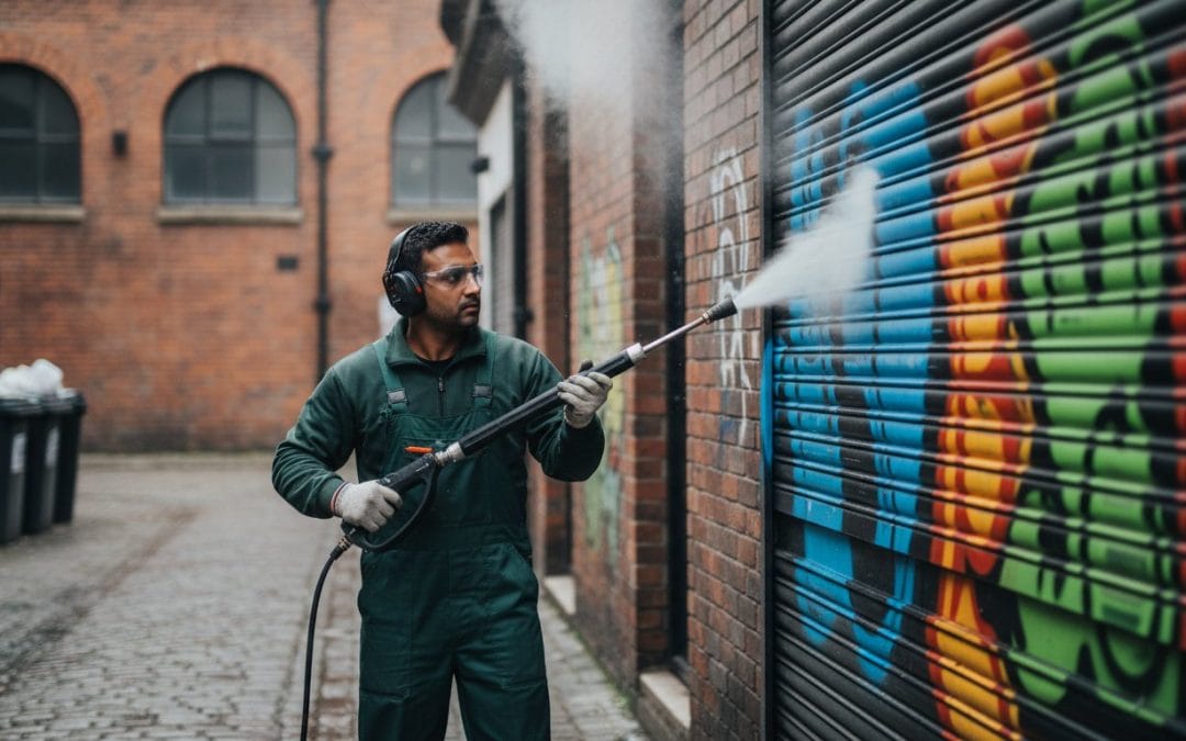 Removing Graffiti from Metal Shutters: The Professional Restoration Guide
