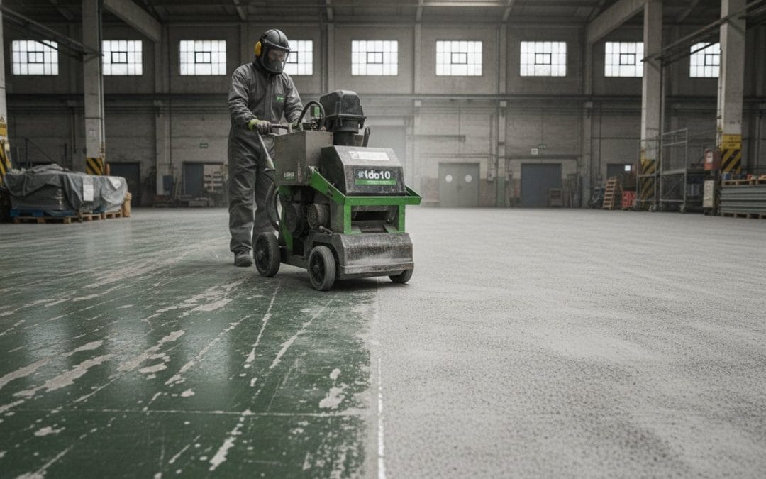 Removing Old Floor Paint from Concrete: A Professional Case Study