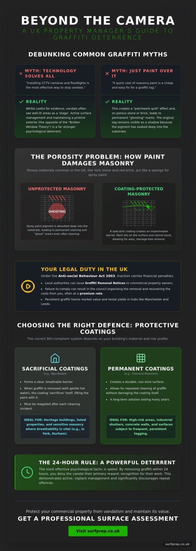 How to Deter Graffiti on Commercial Property: 5 Common Myths Debunked