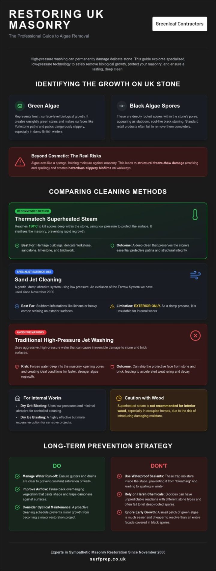 Removing Algae from Stone: A Professional Guide (2026)